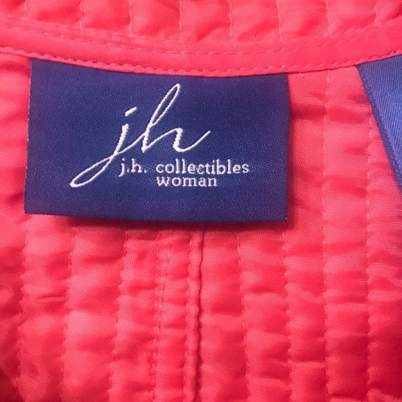 jh collectibles Jacket Silk Quilted Light Weight Size 1X - Picture 6 of 10